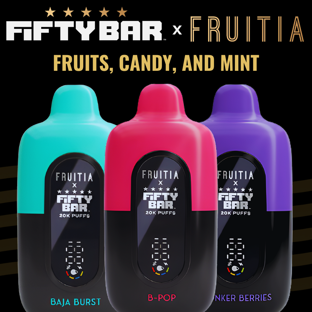 Fifty Bar X Fruitia | 20K Puffs