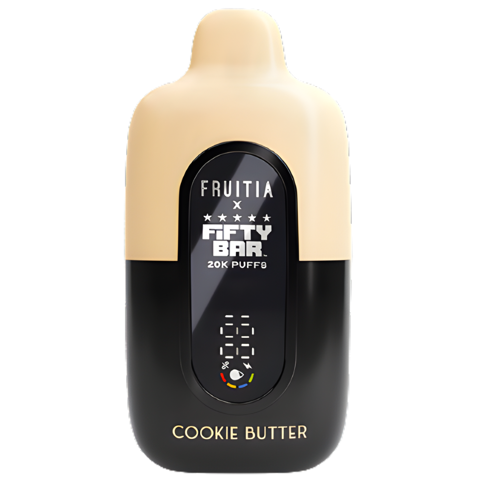 Cookie Butter – Fifty Bar X Fruitia | 20K Puffs