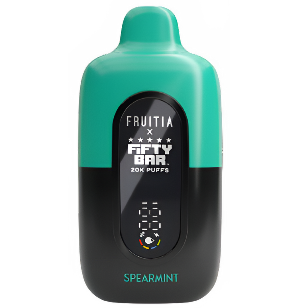 Spearmint – Fifty Bar X Fruitia | 20K Puffs