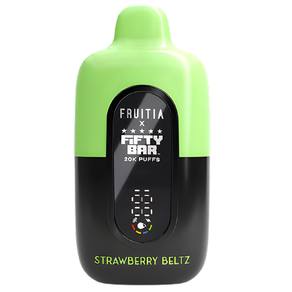 Strawberry Beltz – Fifty Bar X Fruitia | 20K Puffs