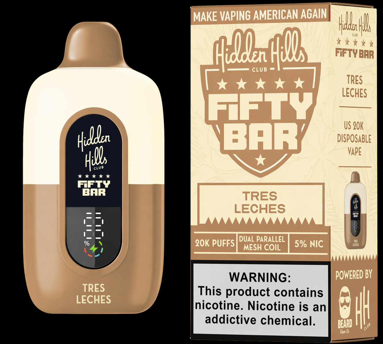 Tres Leches – Fifty Bar X Hidden Hills | 20K Puffs