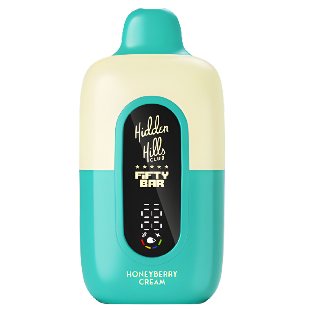 HoneyBerry Cream – Fifty Bar X Hidden Hills | 20K Puffs