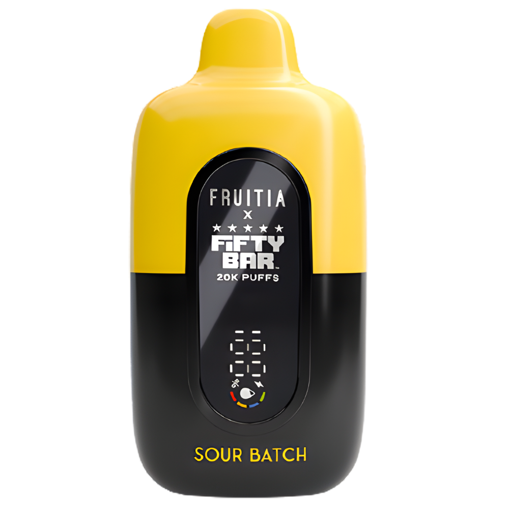 Fifty Bar Sour Batch: 20K Puffs of Tangy Vape Flavor Fifty Bar Sour Batch: 20K Puffs of Tangy Vape Flavor
