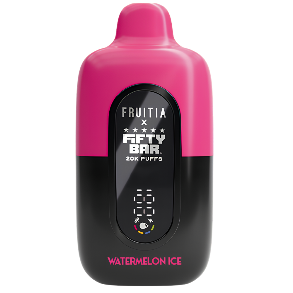 Watermelon Ice – Fruitia X Fifty Bar | 20K Puffs