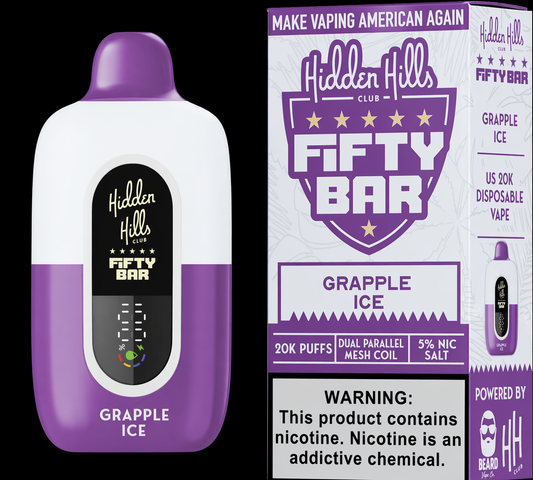 Fifty Bar x Hidden Hills: Discover 20K Puffs Flavors in 2025 Fifty Bar x Hidden Hills: Discover 20K Puffs Flavors in 2025