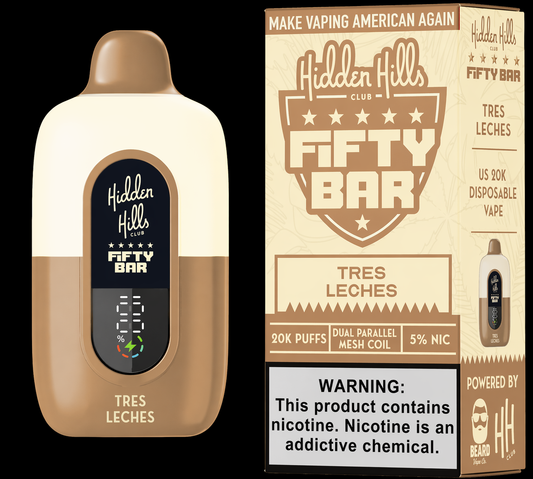 Tres Leches – Fifty Bar X Hidden Hills | 20K Puffs