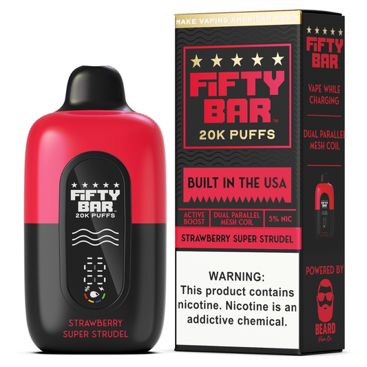 Fifty Bar Black Series: 20K Puffs for Bold Flavor Fifty Bar Black Series: 20K Puffs for Bold Flavor