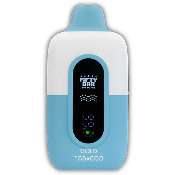 Gold Tobacco | Fifty Bar Nixodine 20K Puffs Gold Tobacco | Fifty Bar Nixodine 20K Puffs