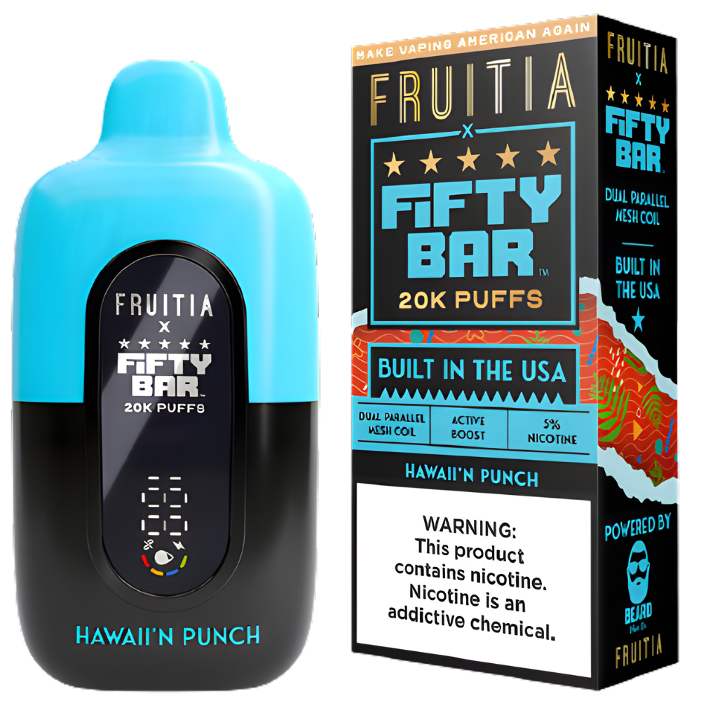 Hawaii'n Punch – Fifty Bar X Fruitia | 20K Puffs