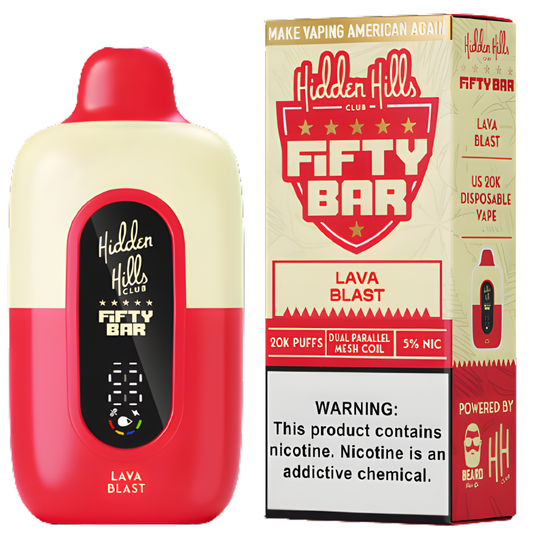 Lava Blast – Fifty Bar X Hidden Hills | 20K Puffs
