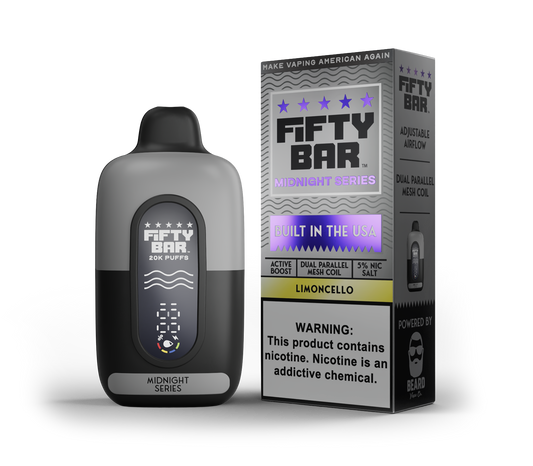 Limoncello – Fifty Bar Midnight Series | 20K Puffs