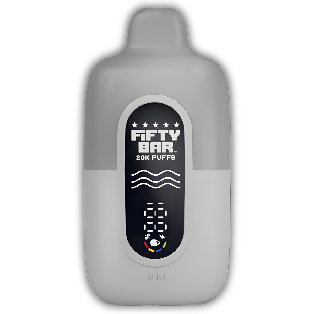 Mint – Fifty Bar Silver Series | 20K Puffs
