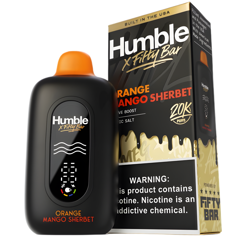 Orange Mango Sherbet – Fifty Bar X Humble | 20K Puffs