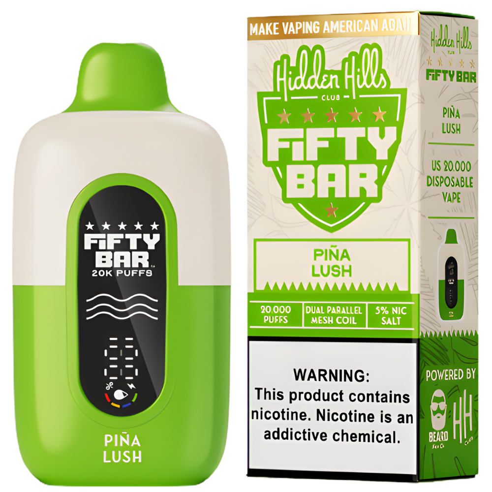 Pina Lush – Fifty Bar X Hidden Hills | 20K Puffs