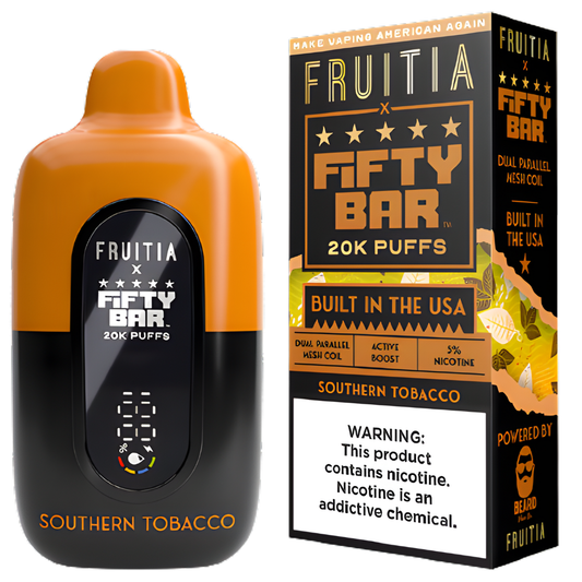 Gold Tobacco Fifty Bar Silver Series 20K Puffs | Fifty Bars Gold Tobacco Fifty Bar Silver Series 20K Puffs | Fifty Bars