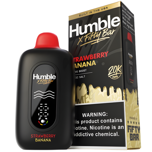 Strawberry Banana  Fifty Bar X Humble | 20K Puffs