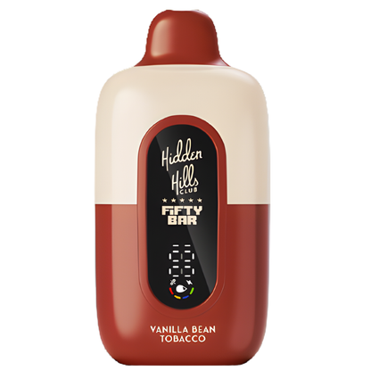 hidden hills club fifty bar vape Vanilla Bean Tobacco